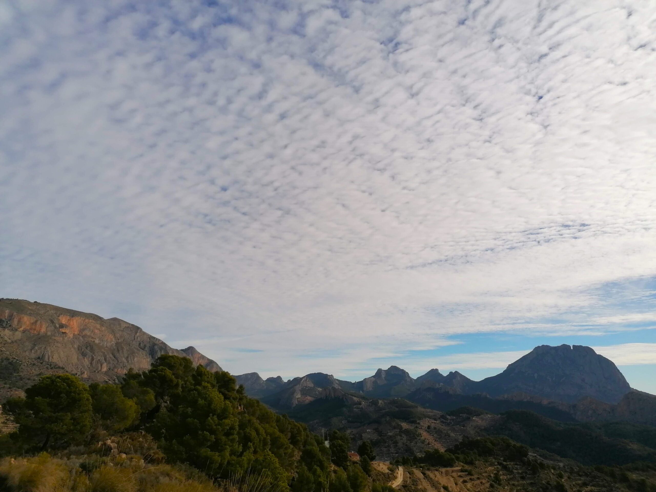 costa blanca clouds